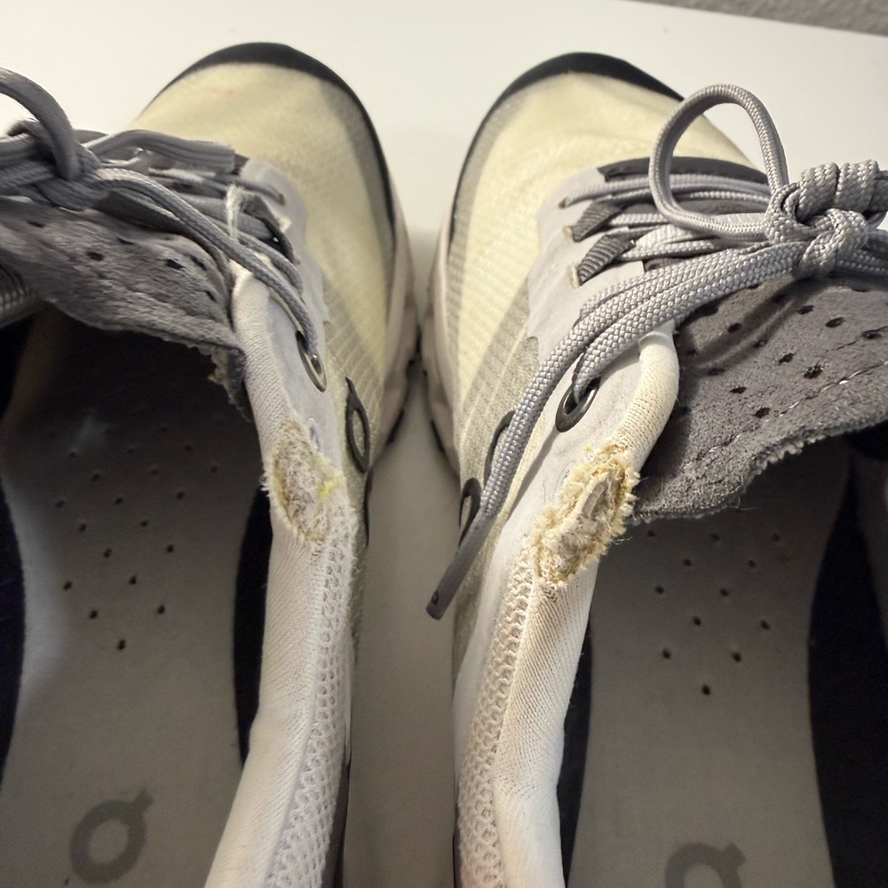 On Running Gray and Black Athletic Shoes - Picture 6 of 9